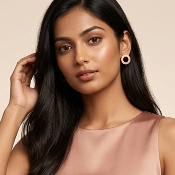 Gold Plated Stud And Hoop Set Of 6