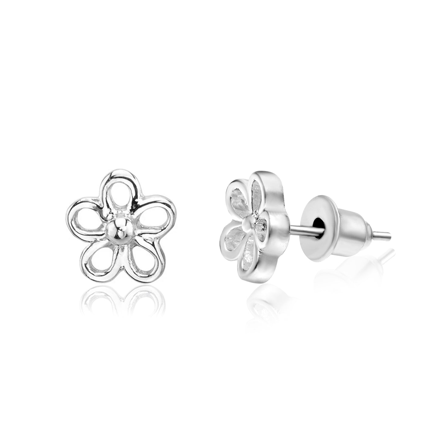 Gold Plated Stud And Hoop Set Of 6 Set