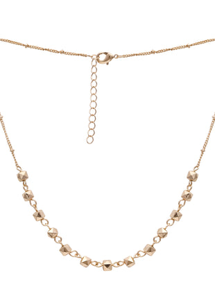 Gold Tone Necklace And Multi Earring Combo Set