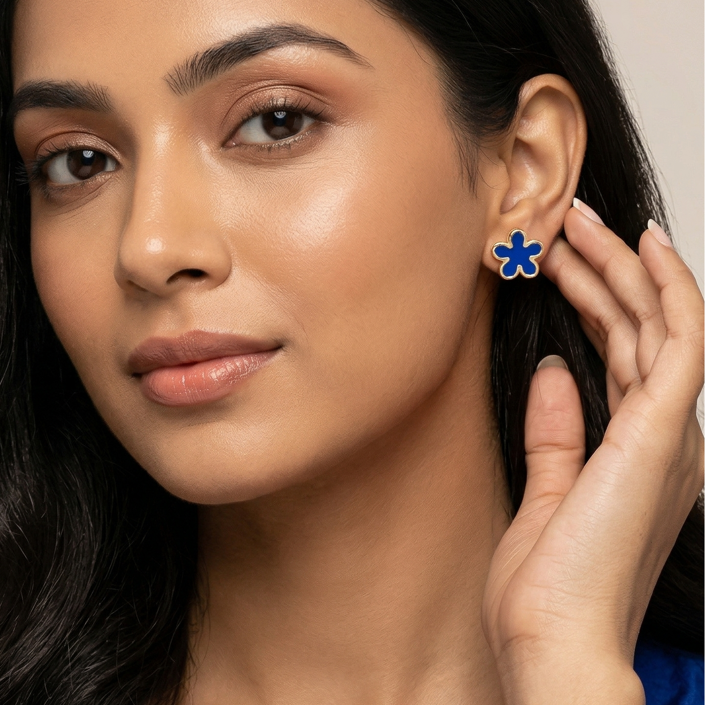 Gold Plated Stud And Hoop Set Of 6 Set