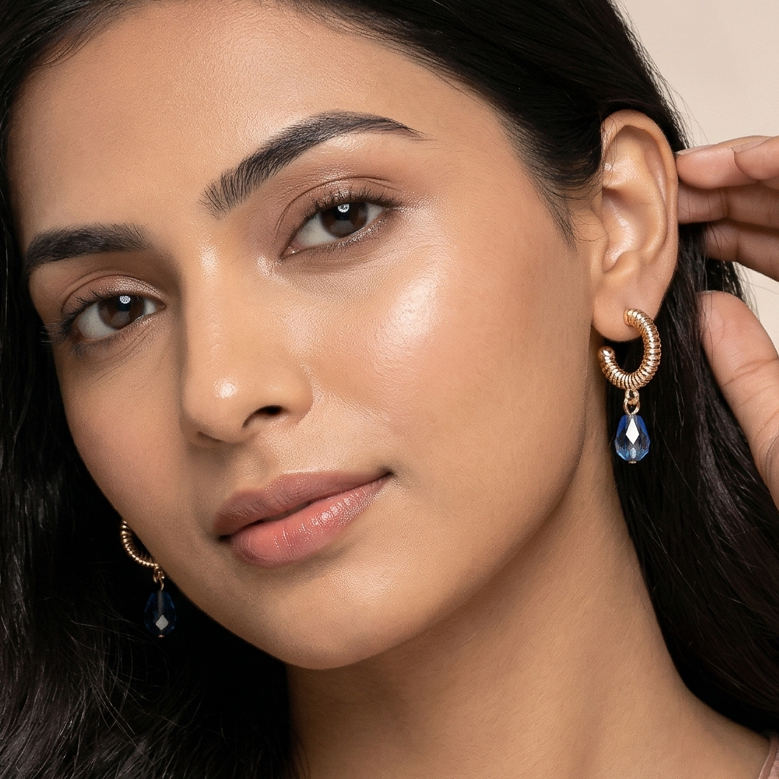 Gold Plated Stud And Hoop Set Of 6