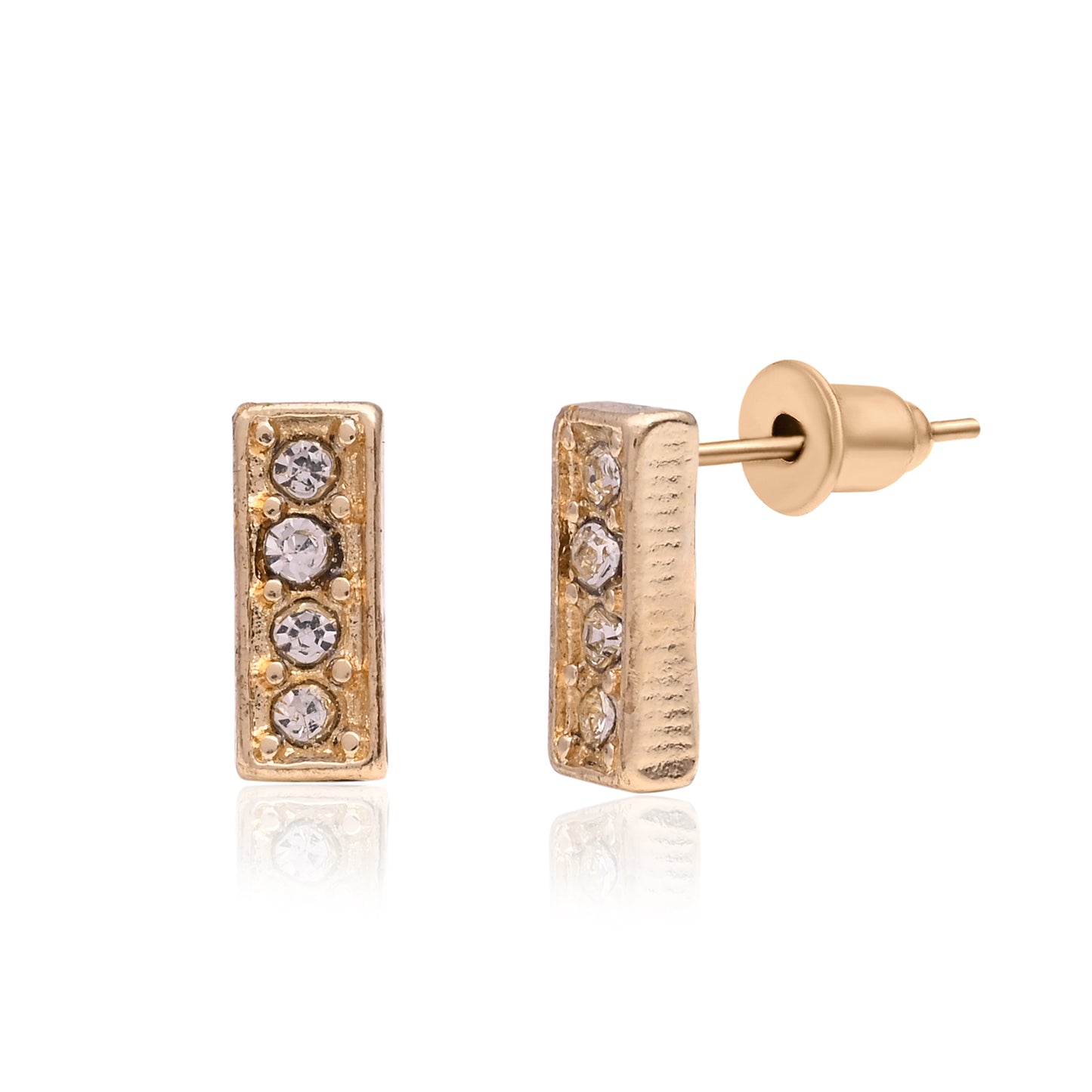 Gold Plated Stud And Hoop Set Of 6