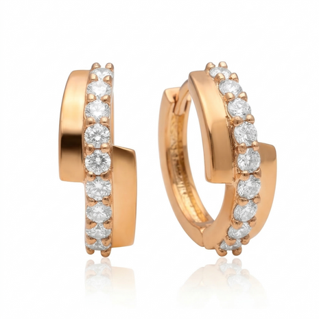 Crimson Red Pearl White Beads Earrings Elegant Modern Golden Brass