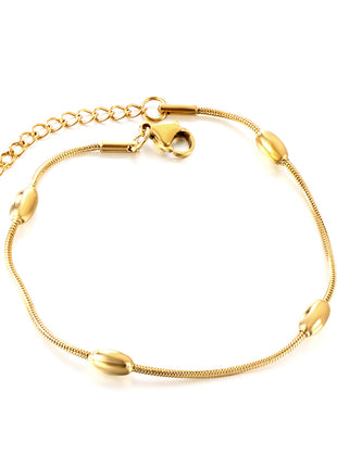 Minimalist Bead Chain Bracelet By 2wist Designs