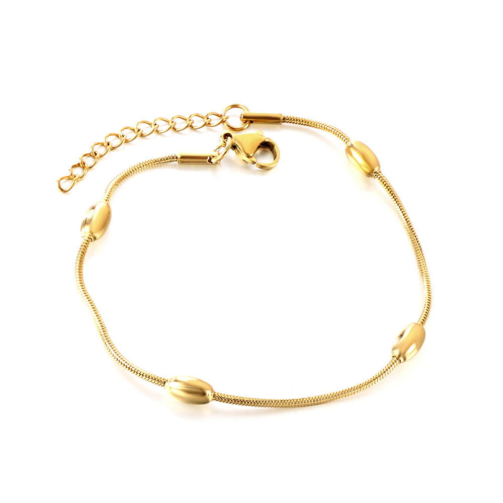 Minimalist Bead Chain Bracelet