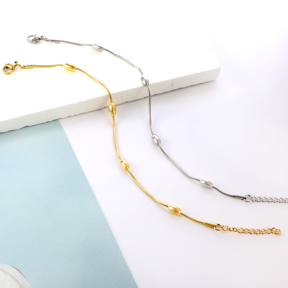 Minimalist Bead Chain Bracelet