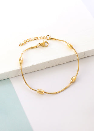 Minimalist Bead Chain Bracelet By 2wist Designs
