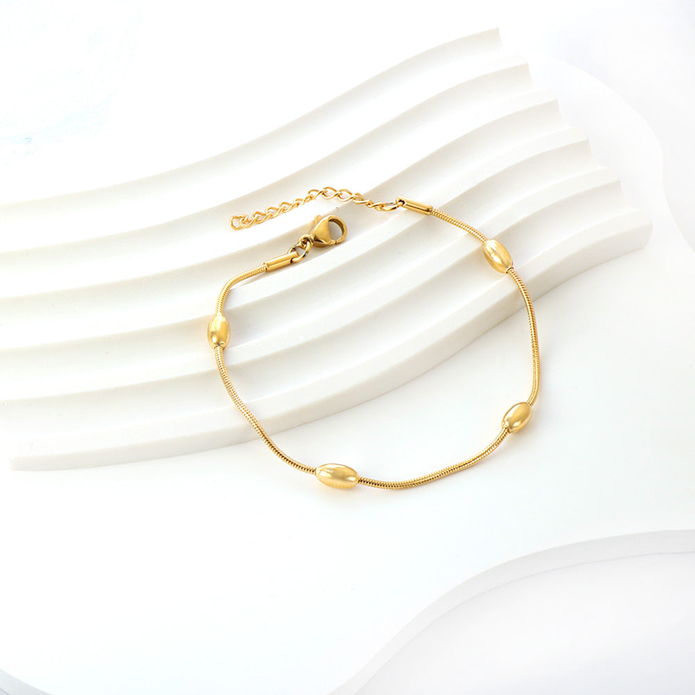 Minimalist Bead Chain Bracelet