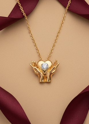 Hamsa Hand CZ Pendant Necklace By 2wist Designs