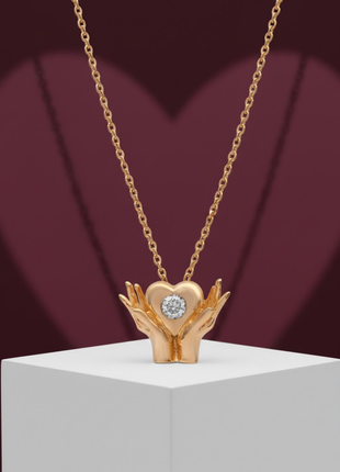 Hamsa Hand CZ Pendant Necklace By 2wist Designs