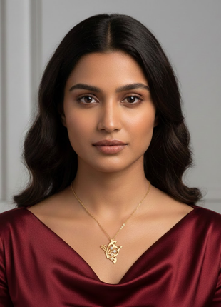 Butterfly CZ Pendant Necklace By 2wist Designs