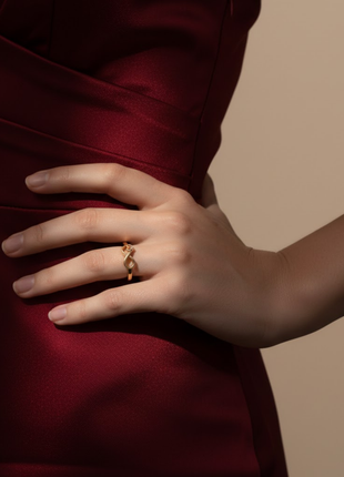 Infinity Heart Ring By 2wist Designs