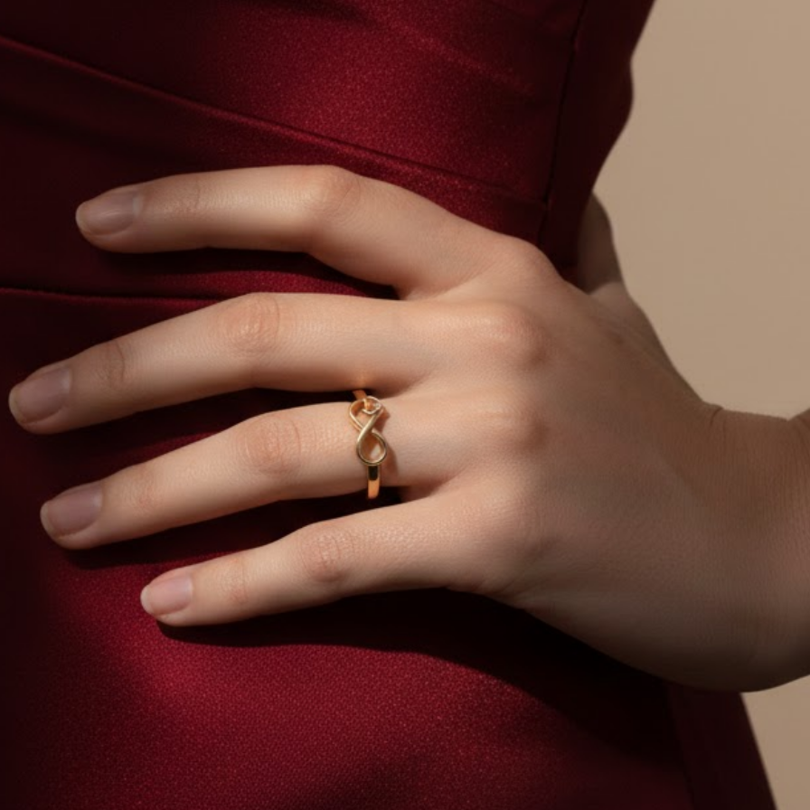 Infinity Heart Ring