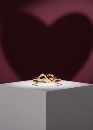 Infinity Heart Ring By 2wist Designs