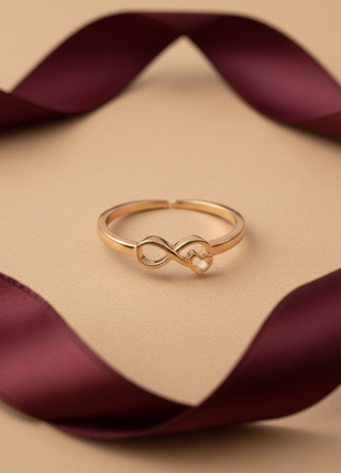 Infinity Heart Ring By 2wist Designs