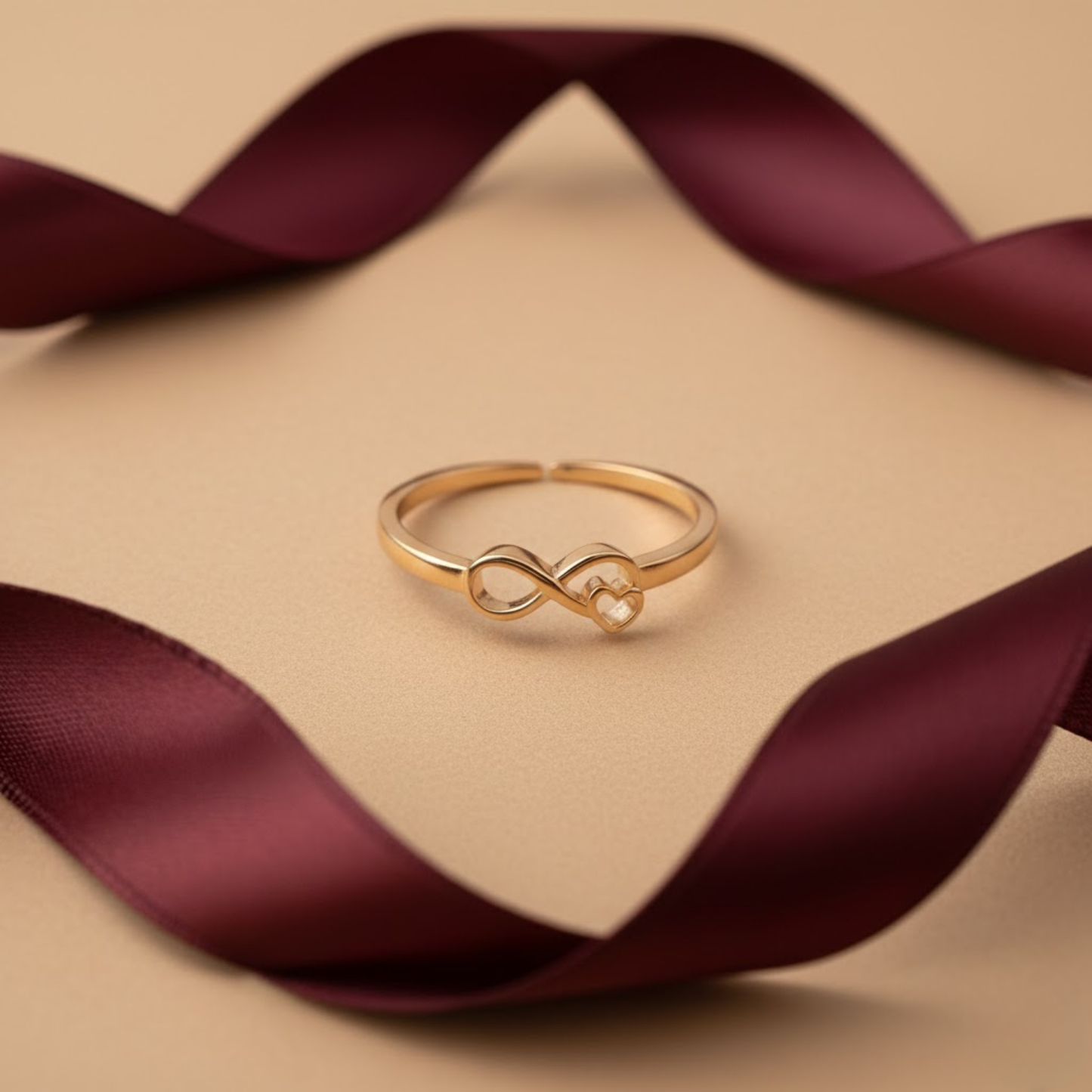 Infinity Heart Ring