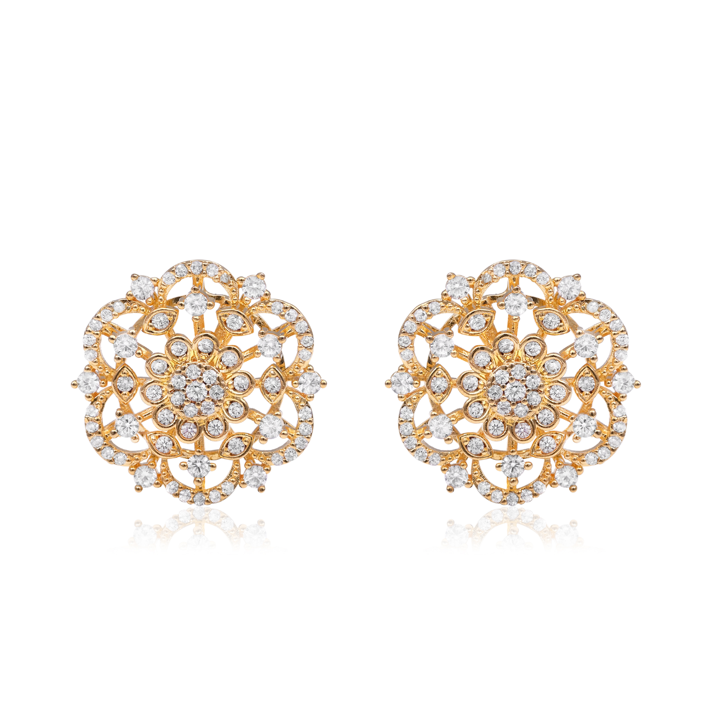 Crimson Pearl Dangle Earrings