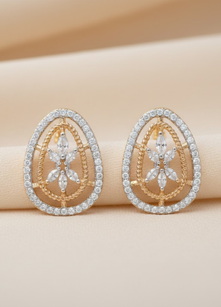 Crimson Pearl Classic Stud Earrings By 2wist Designs