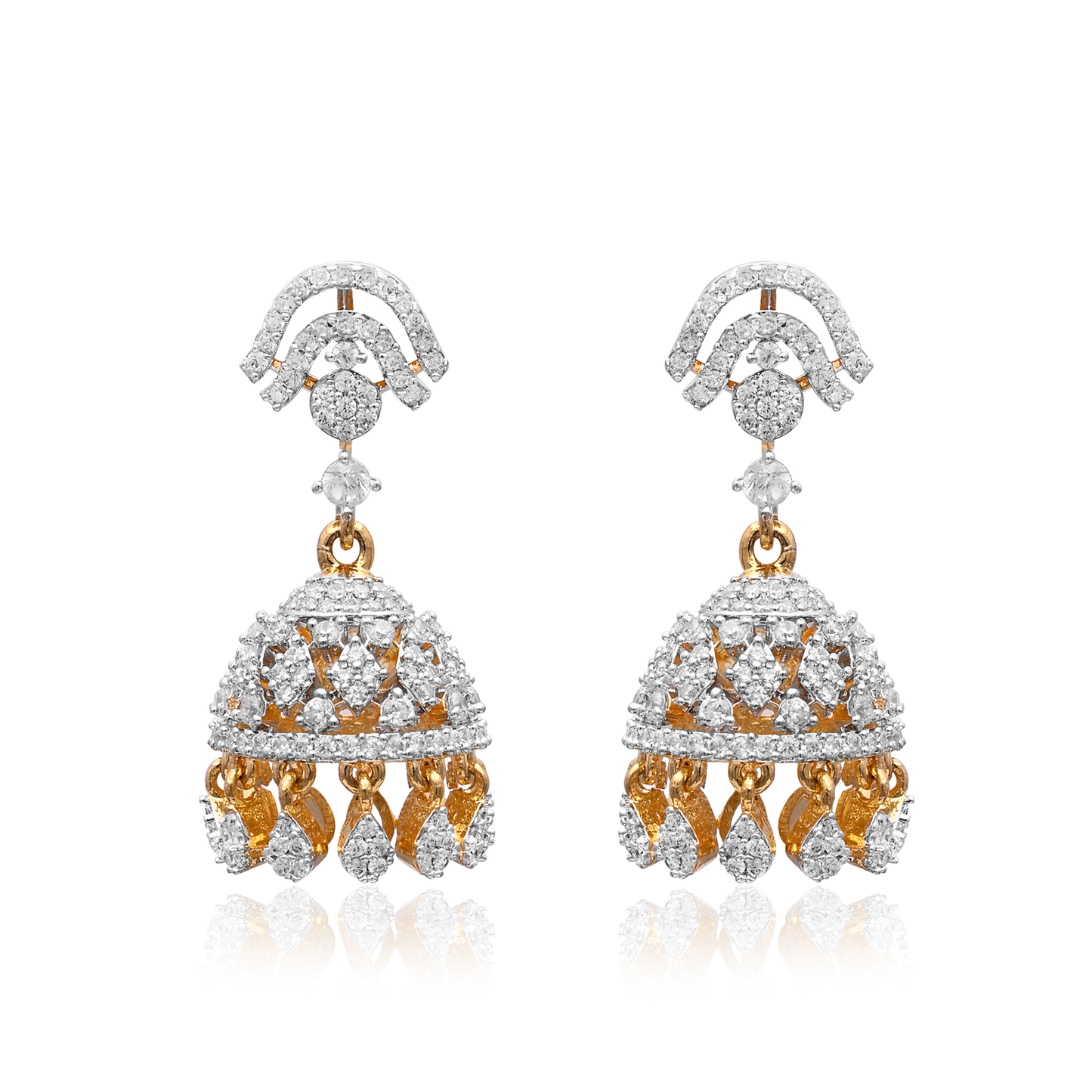 Red Pearl Designer Jhumka
