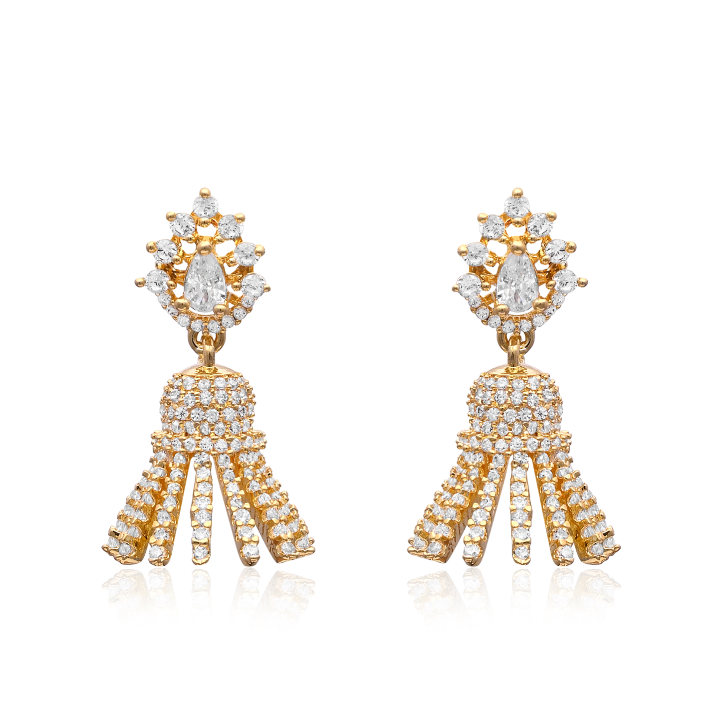 White Pearl Classic Jhumka