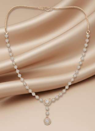 White Pearl Beaded Necklace Set By 2wist Designs