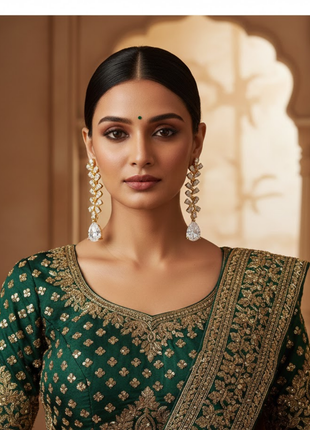 Crimson Red And White Statement Necklace Set By 2wist Designs