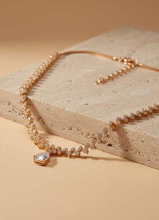 Crimson Red And White Statement Necklace Set By 2wist Designs