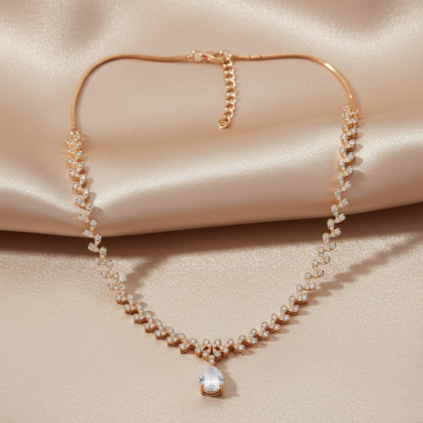 Crimson Red And White Statement Necklace Set By 2wist Designs