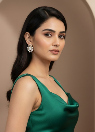 Crimson Pearl Fashion Pendant Set By 2wist Designs