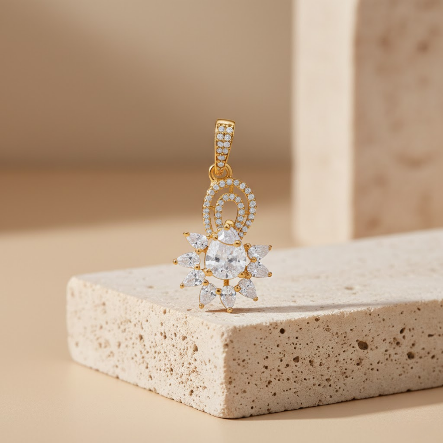 Crimson Pearl Fashion Pendant Set