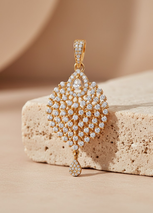 Crimson Red Pearl Statement Pendant Set By 2wist Designs