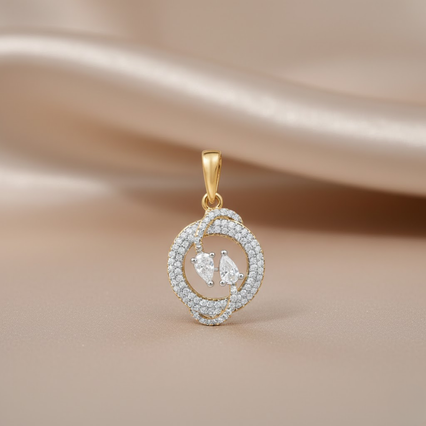 Crimson Pearl Elegant Pendant Set