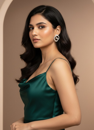 Crimson Pearl Elegant Pendant Set By 2wist Designs