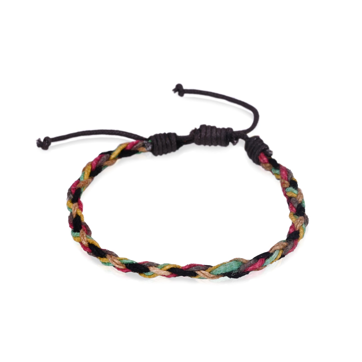 Multicolor Braided Cord Bracelet