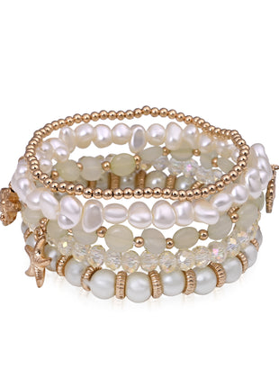 Freshwater Pearl Stretch Bracelet By 2wist Designs