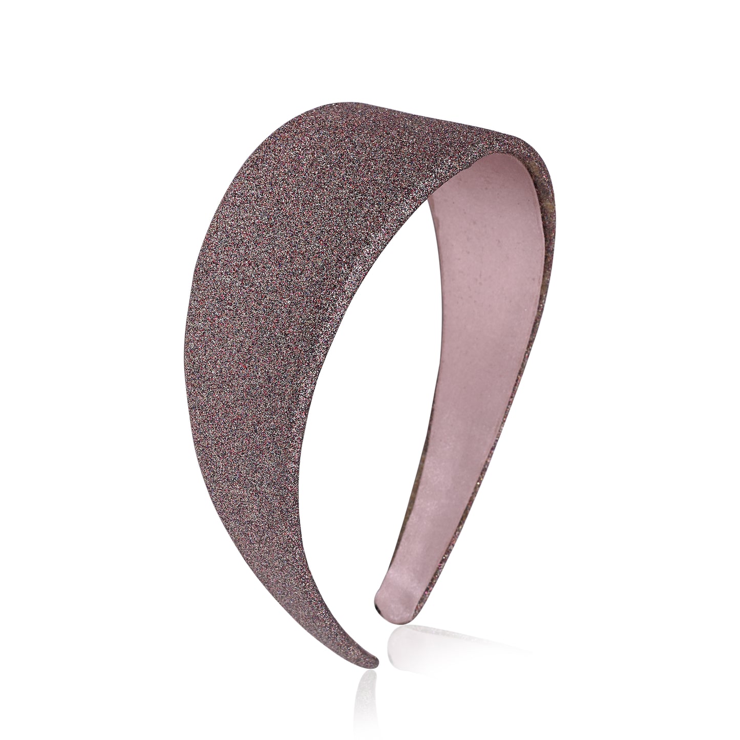 Dusty Mauve Mesh Heart Hair Clip