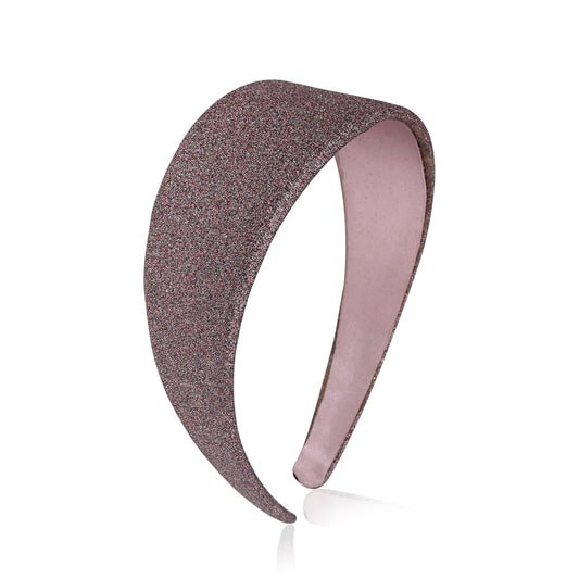 Dusty Mauve Mesh Heart Hair Clip