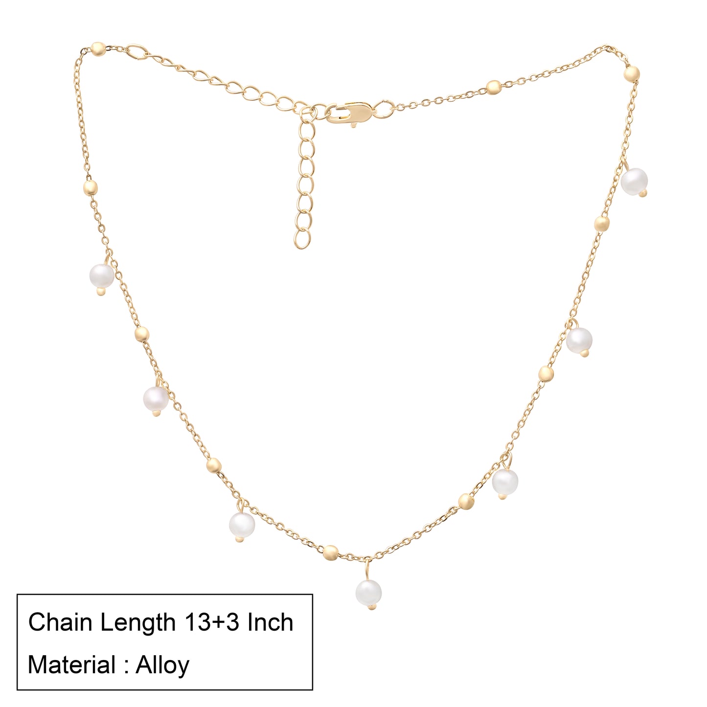 Dainty Crystal Drop Choker Necklace