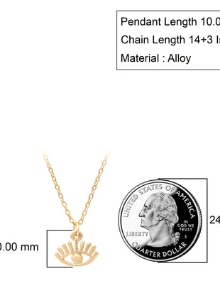 Evil Eye Protection Charm Necklace By 2wist Designs