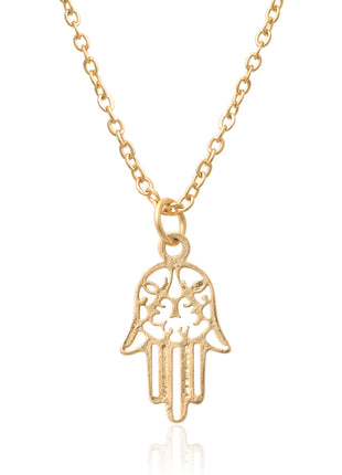 Hamsa Hand Protection Necklace By 2wist Designs