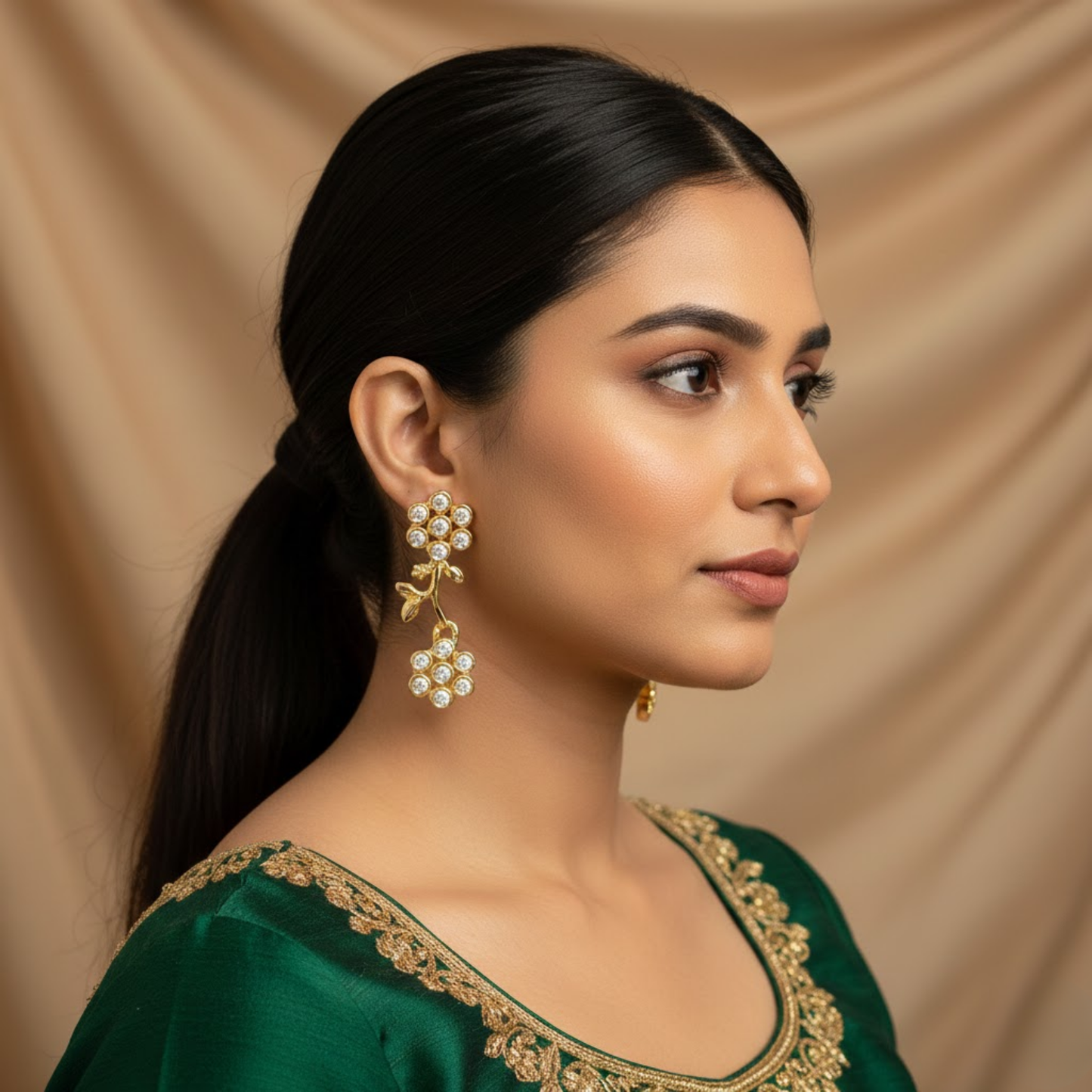 Floral Vine Color Necklace Set