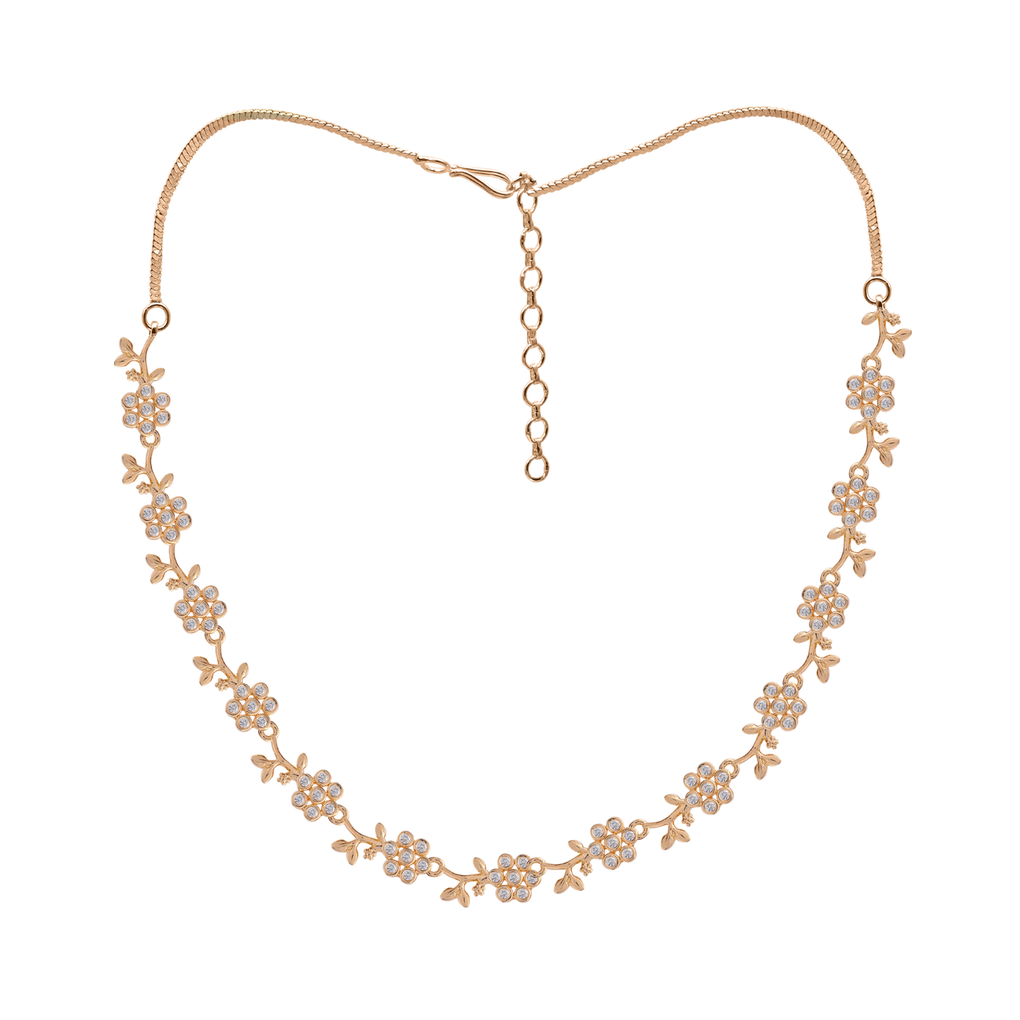 Floral Vine Color Necklace Set