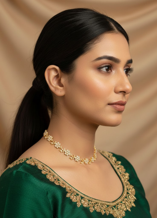 Floral Vine Color Necklace Set By 2wist Designs