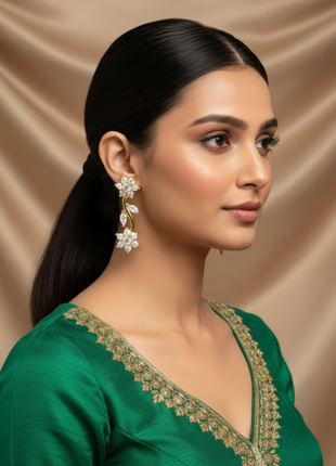 Minimalist Elegant Gold Color Necklace Set By 2wist Designs