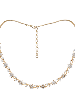 Minimalist Elegant Gold Color Necklace Set By 2wist Designs