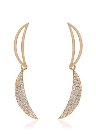 Crescent Moon Color Necklace Set By 2wist Designs