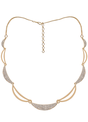 Crescent Moon Color Necklace Set By 2wist Designs