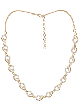 Paisley Scroll CZ Necklace By 2wist Designs