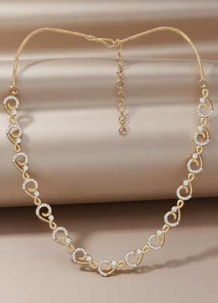 Paisley Scroll CZ Necklace By 2wist Designs